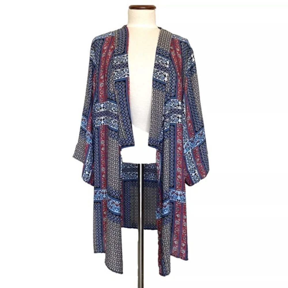 👘Tahari Boho Kimono/Duster, multicolour